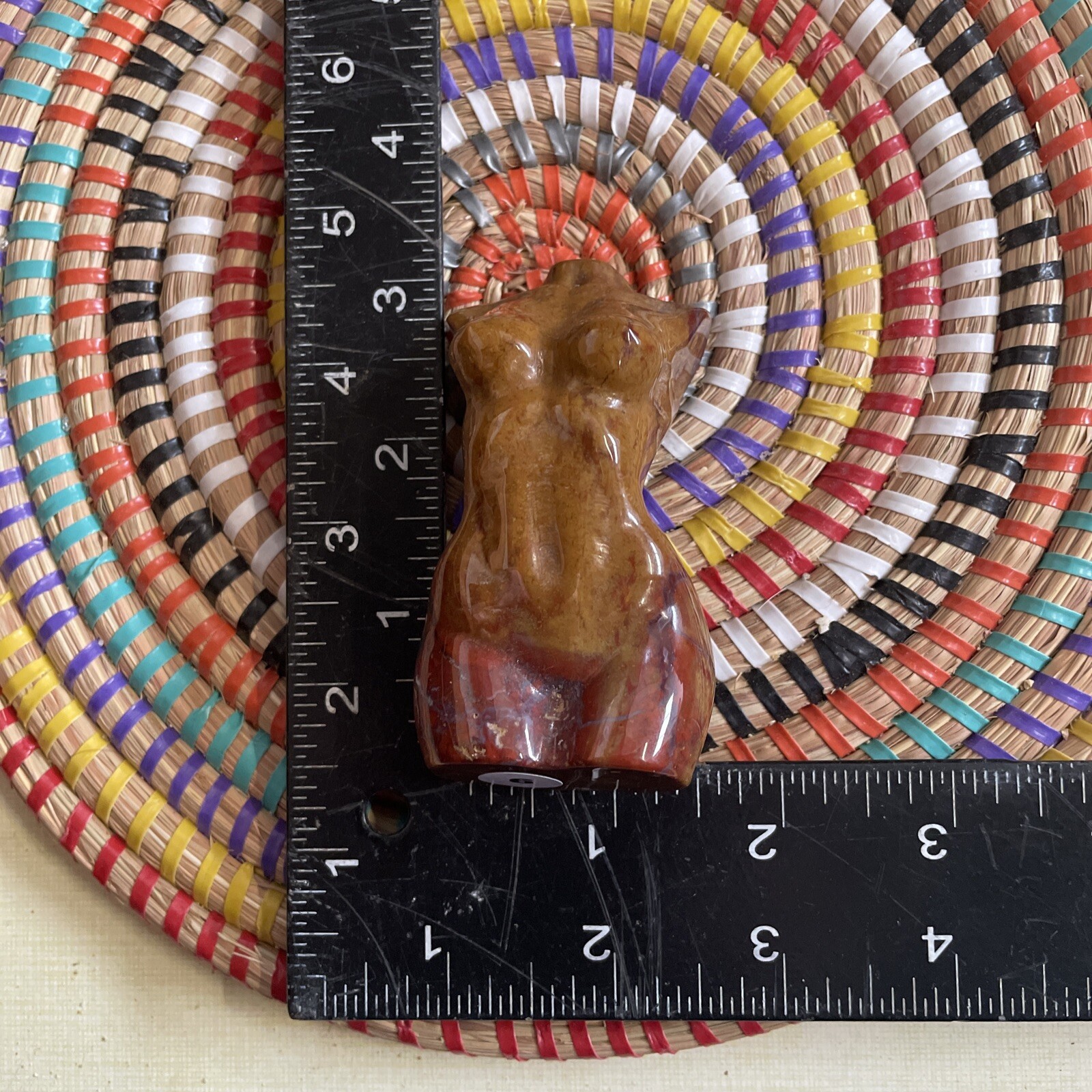 Ocean Jasper Lady Body Crystal Carving – Women Body Goddess Approx 8cm #6