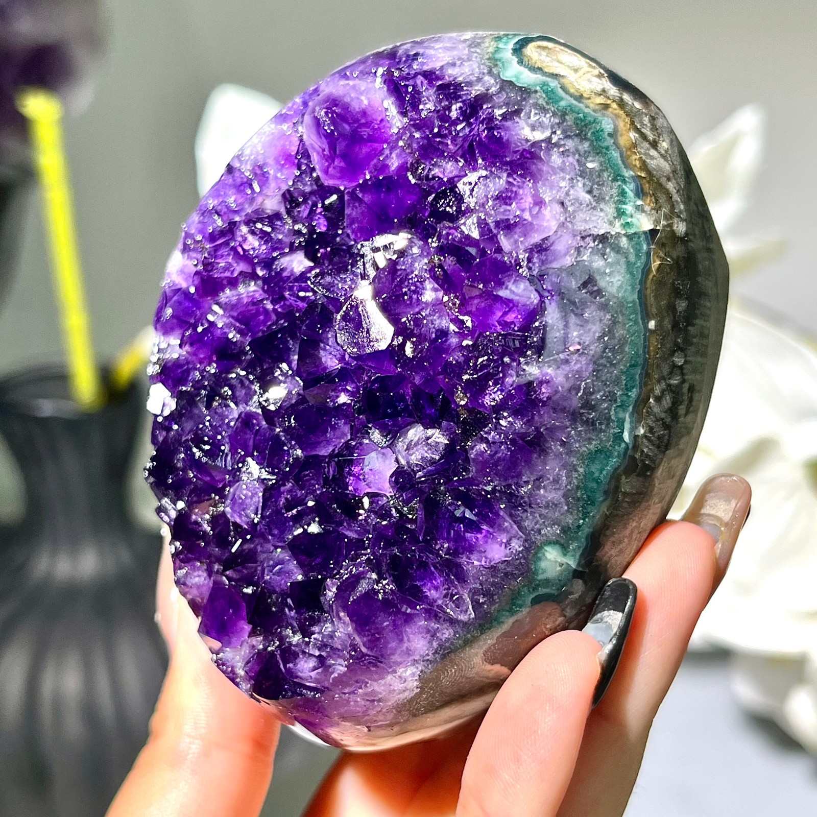 1.12LB Uruguay’s top tier amethyst natural amethyst block spiritual therapy