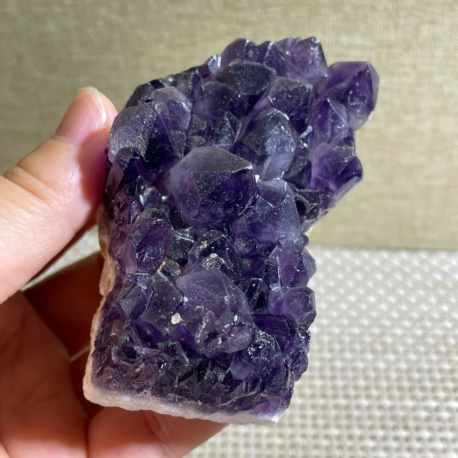221g Natural amethyst rough stone amethyst cluster block Amethyst a1