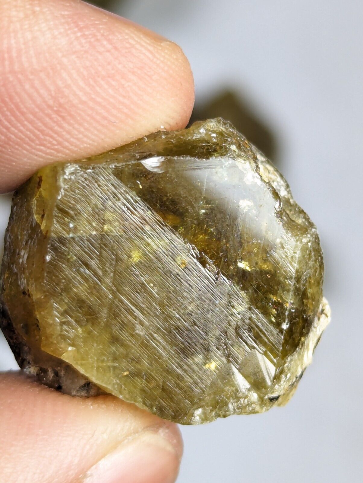 220grams Sphene Crystals From Zagi Mountains, KPK, Pakistan