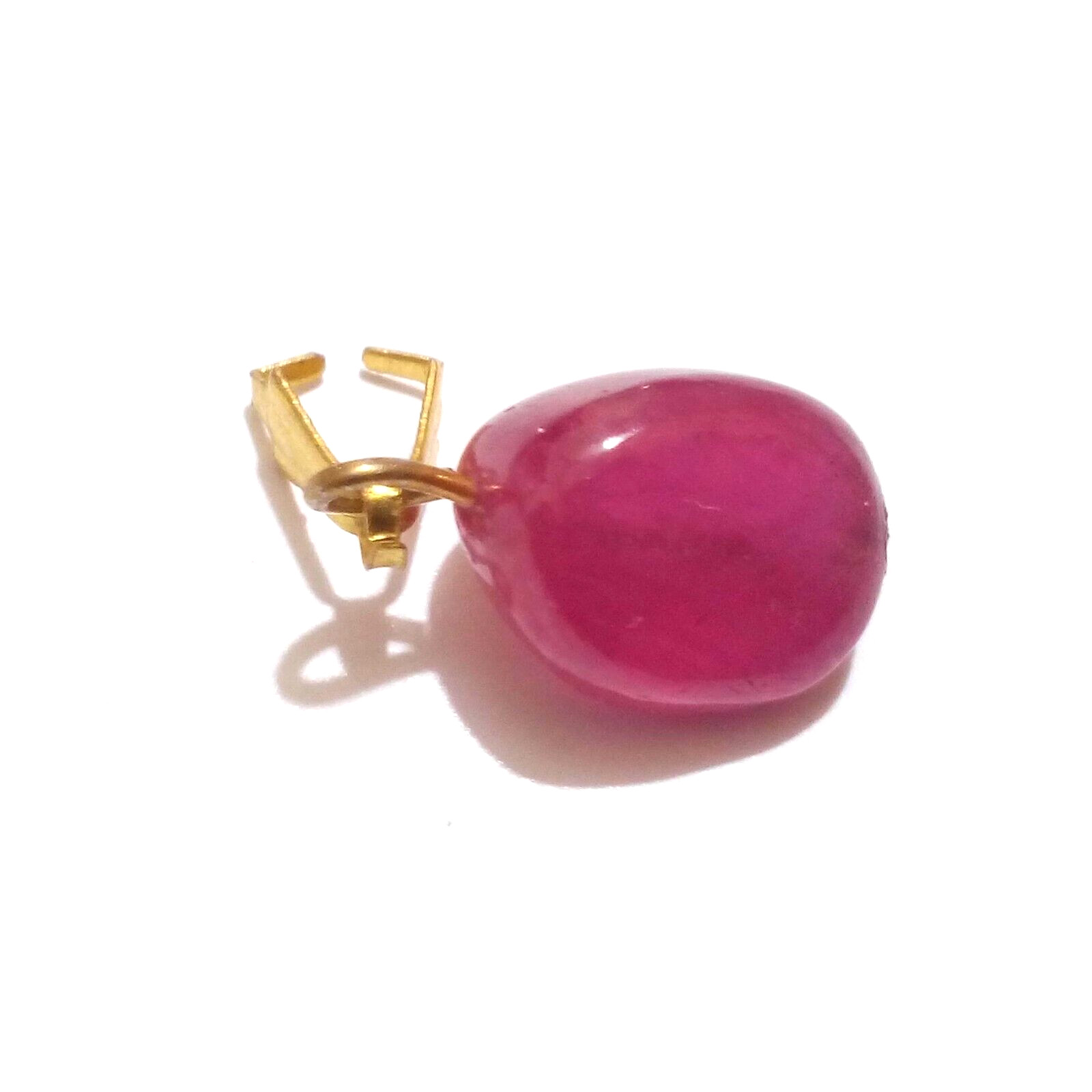 Fabulous Red Ruby Drill Tumble Beads 7.25 Crt Ruby Cabochon Loose Gemstone