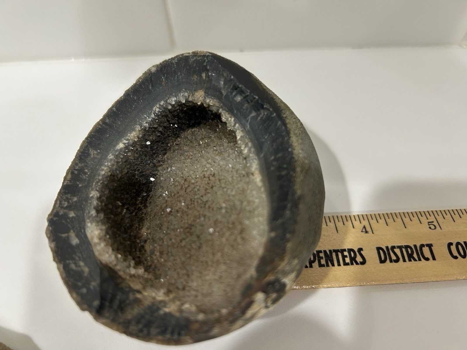 Set of Natural Agate & (2) Quartz Geode Gemstones – Total Approx. Weight 4 lbs