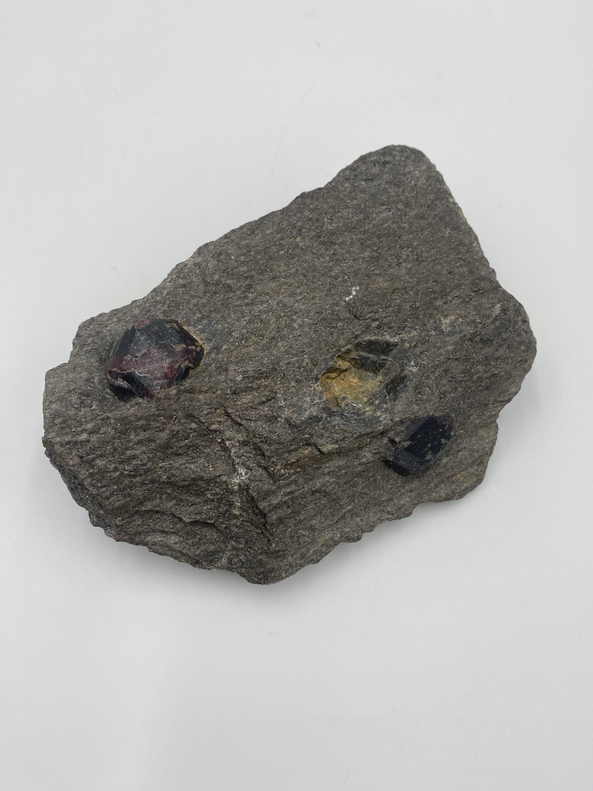 Gemmy Red Almandine Garnet Gemstones in Matrix Crystal Specimen 1lb 4.8oz 5.5”