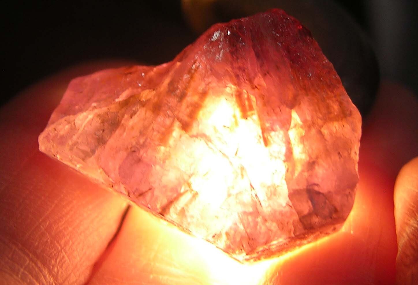 42.80ct Brazil 100% Natural Rough Cacoxenite Amethyst Crystal Specimen 8.5g 29mm