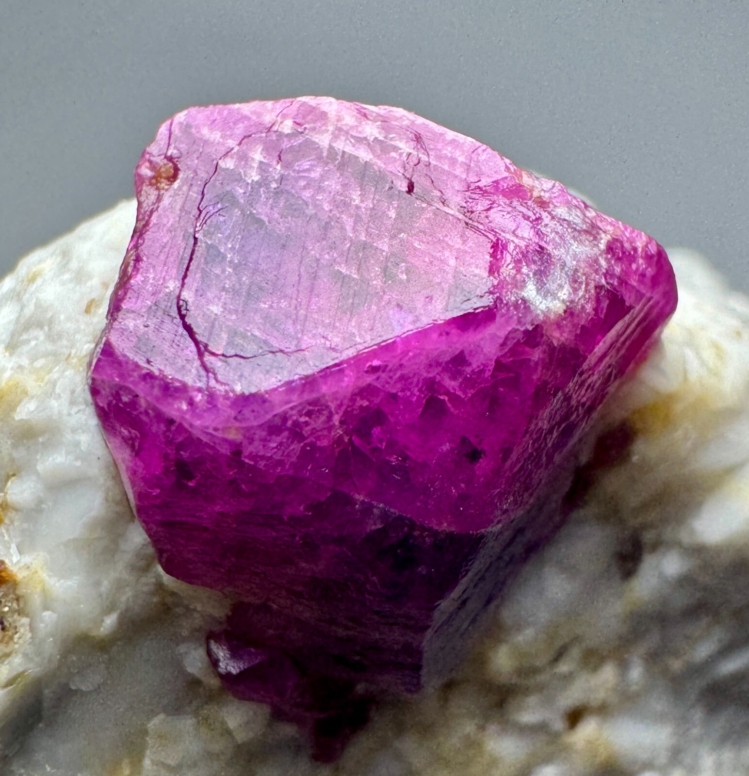 Top Ruby Huge Crystal On Matrix From Jegdalek @Afghanistan. 155 Gram