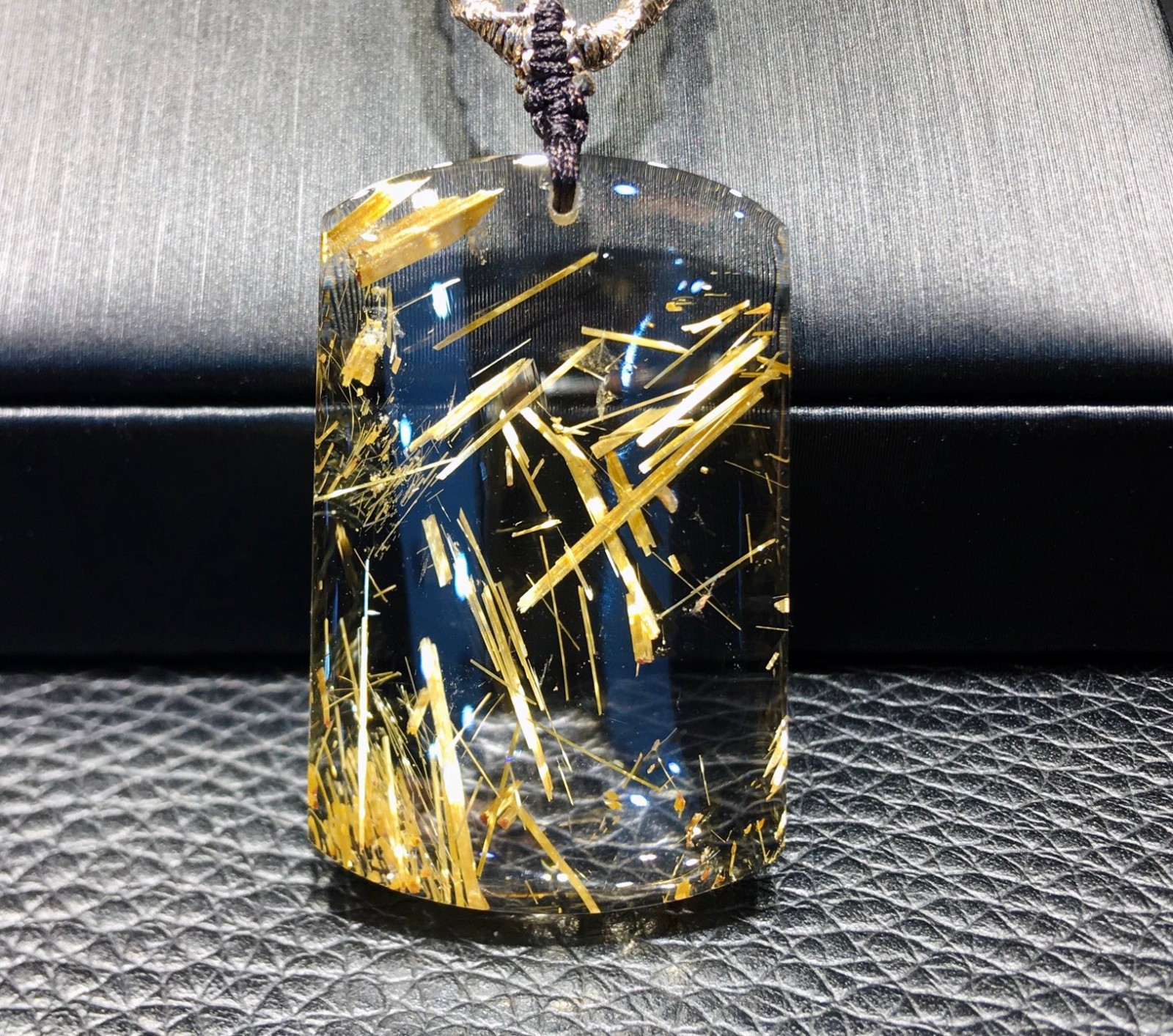 10.2G Natural Brazilian Titanium Crystal No Matter Brand Crystal Pendant