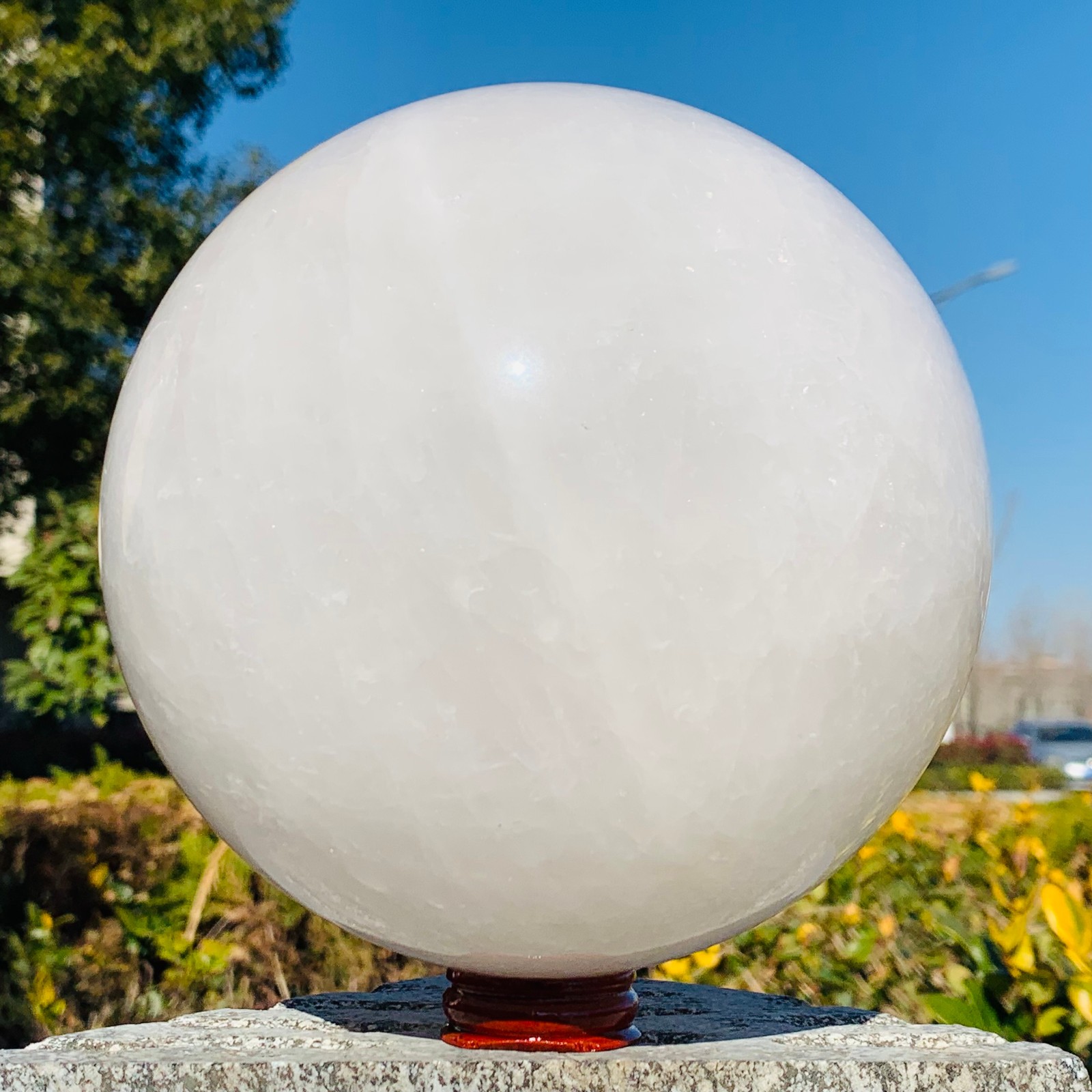 11.42LB Natural White Crystal Ball Quartz Crystal Sphere Healing