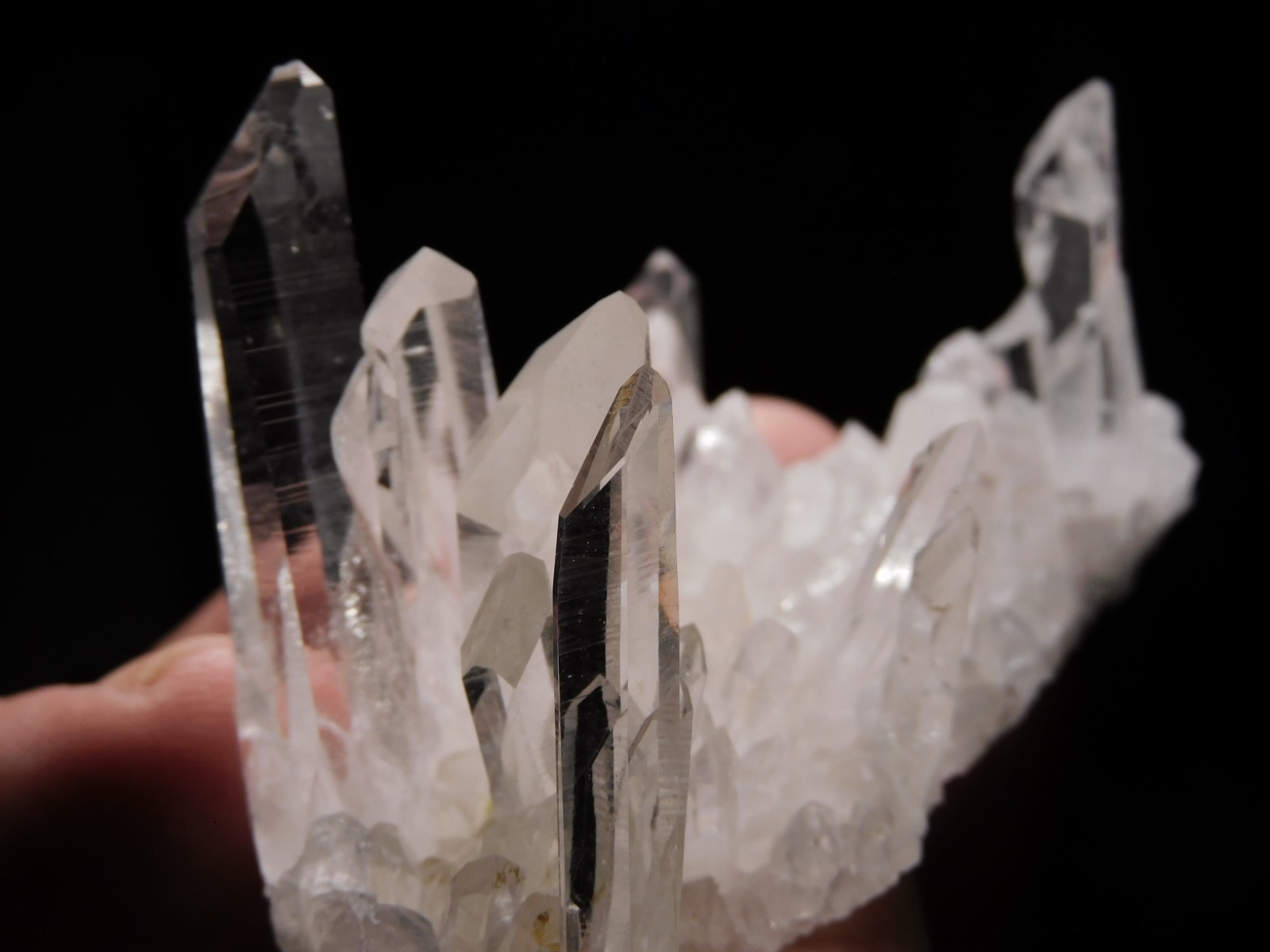 Super TRANSLUCENT Quartz Crystal BURR Cluster Collier Creek ARKANSAS 48.5gr