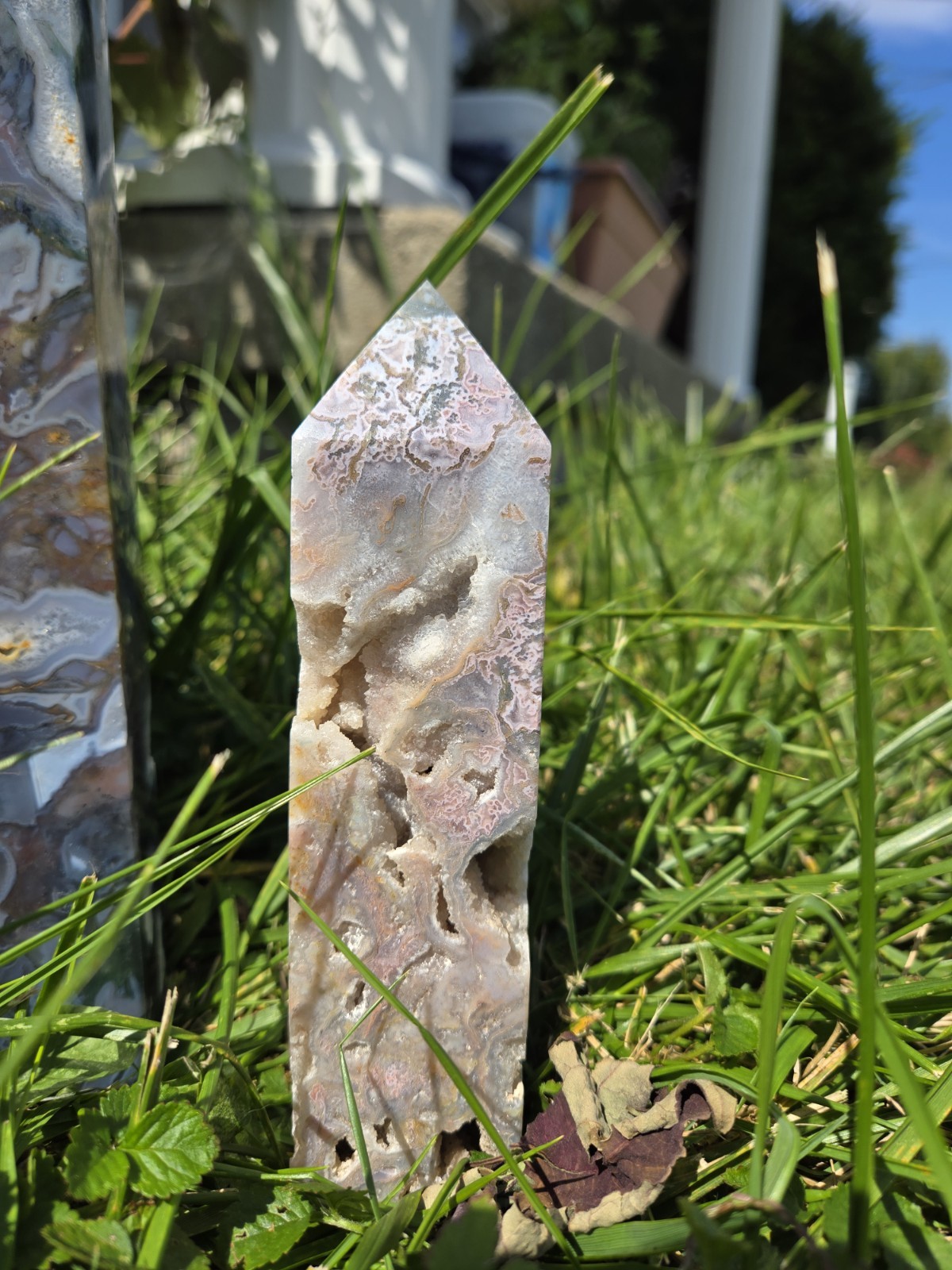 healing crytals towers, natural quartz, Moss Agate , Stones, bulk or individual.