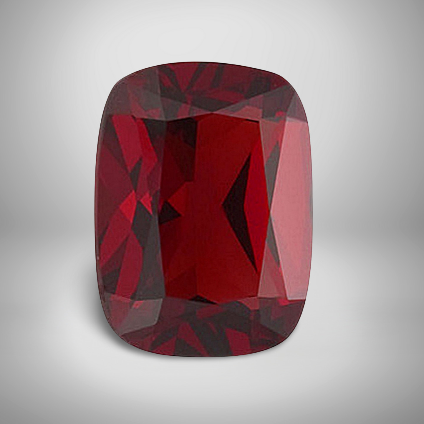 Garnet Cushion Cut Gemstone 5.1 Cts – 12×10 mm Flawless Precious Jewelry Gem