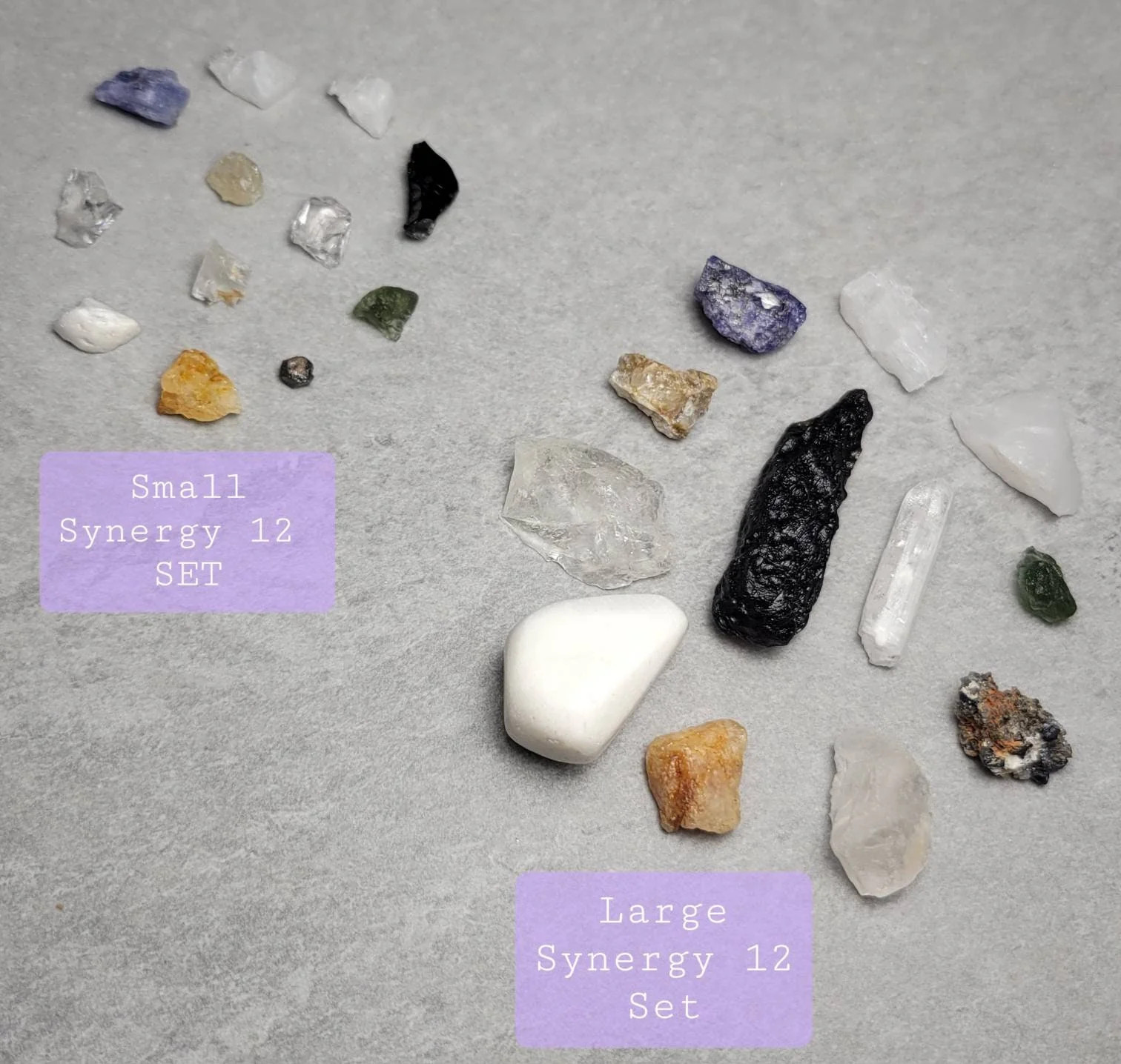 Synergy 12 Pendant, Set of 12 Rare Crystals