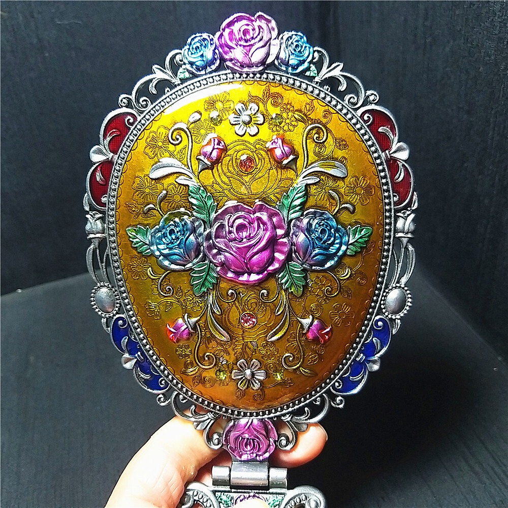 TOP 158G Beautiful Colorful Zinc Alloy Handwork Technology Mirror B816