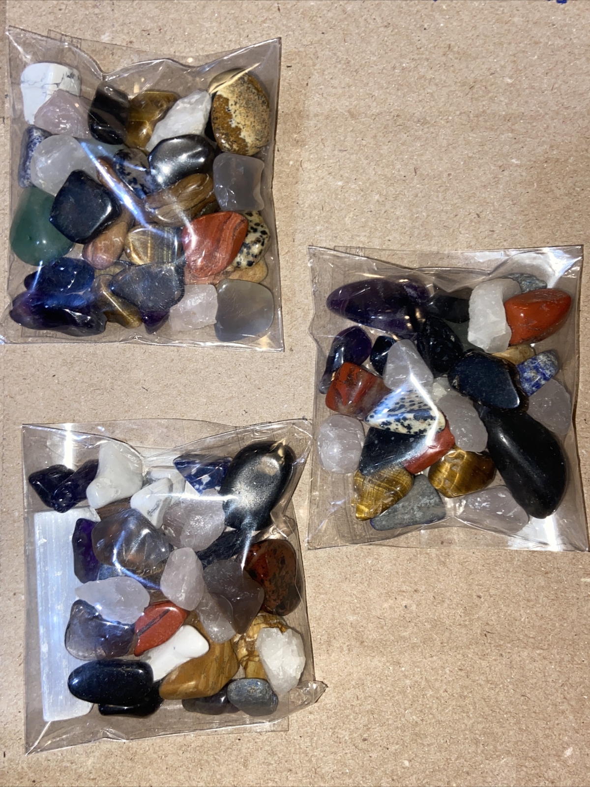 4oz Bag Of Mixed Stone And Crystals Starter Set Very Nice Mix And Variety￼