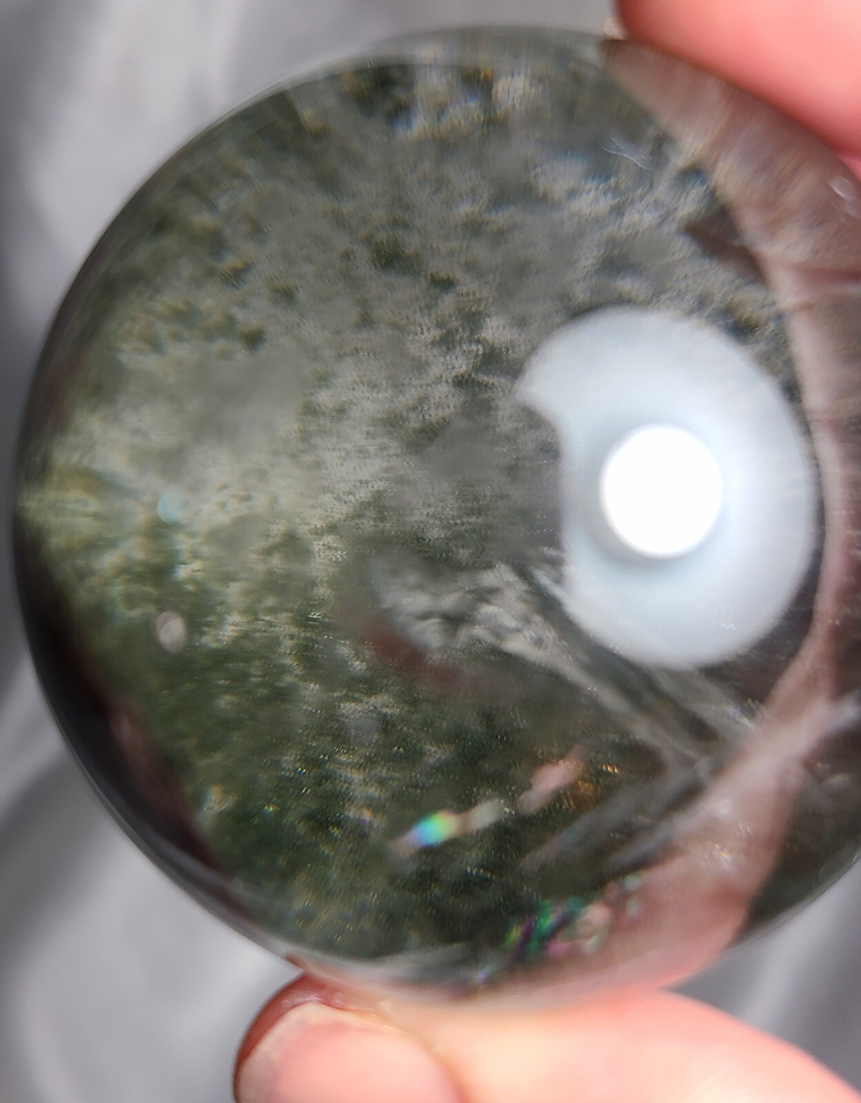 2″ 51mm 179g AA++ Stunning Garden Quartz Massive Rainbows Sphere Crystal Ball