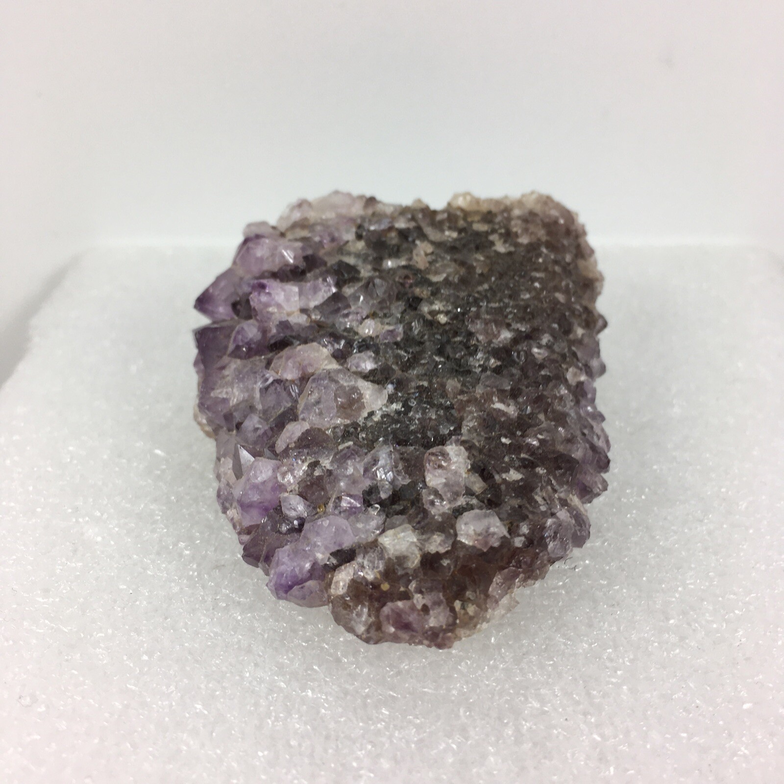 Light Pale Purple Crystal Cluster Geode Rock Quartz 3.6 Ounces 3″ x 2″ Stands Up