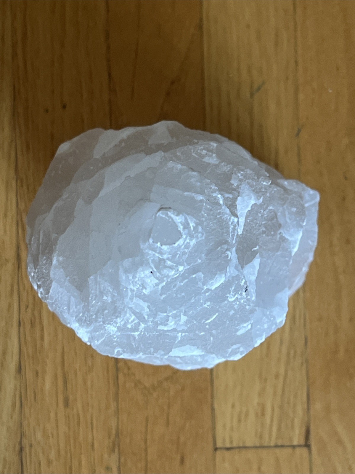 XL Selenite Crystal Tower Lamp 15″ – Base Only, No Light