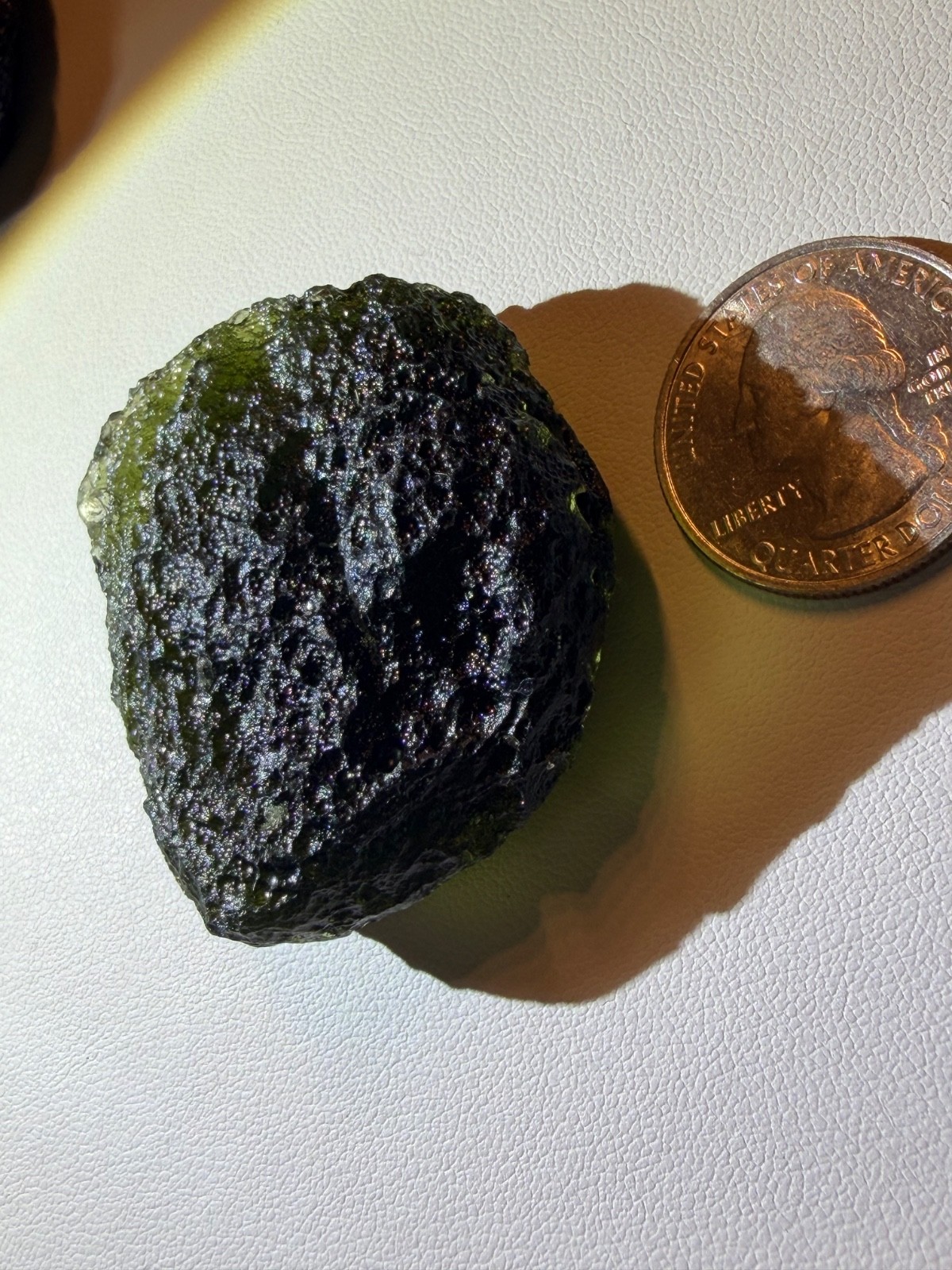 Moldavite Natural Raw Rough Natural Stone Very Rare Museum Grade Czech Republic