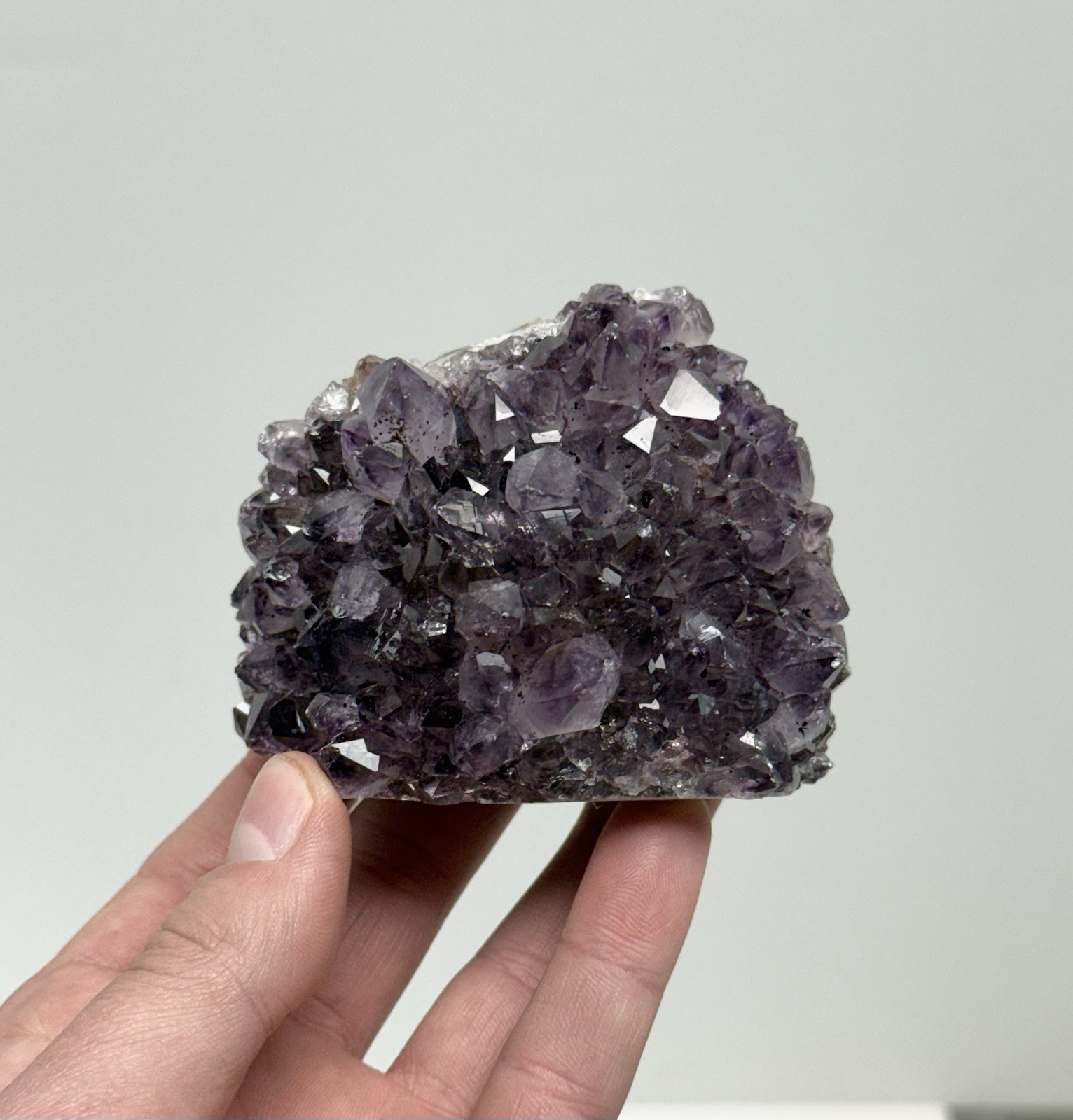 Large Amethyst Cluster Cut Base Natural High Quality Purple Crystal Quartz Geode