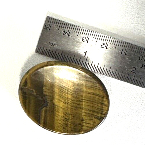 Natural Crystal Calming Worry Stone: TIGER EYE (Crystal Healing Pocket Stone)