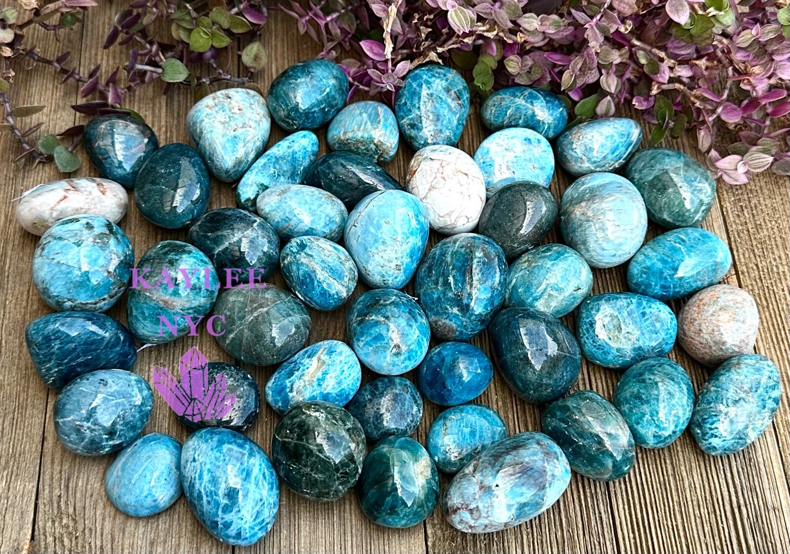 Wholesale Lot 2 Lbs Natural Apatite Tumble Stone Nice Quality Healing
