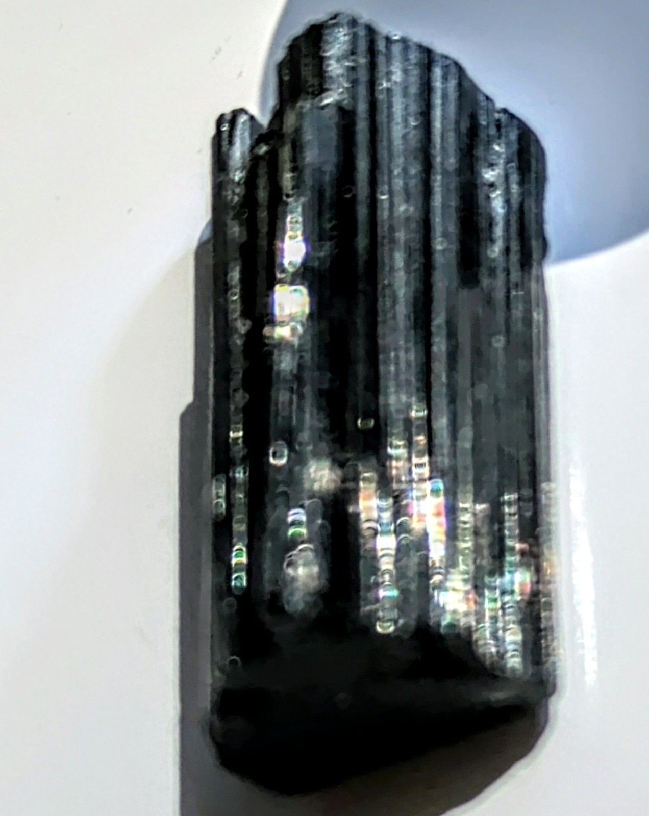 30 ct approx 25×12 mm Black Tourmaline well terminated gematone