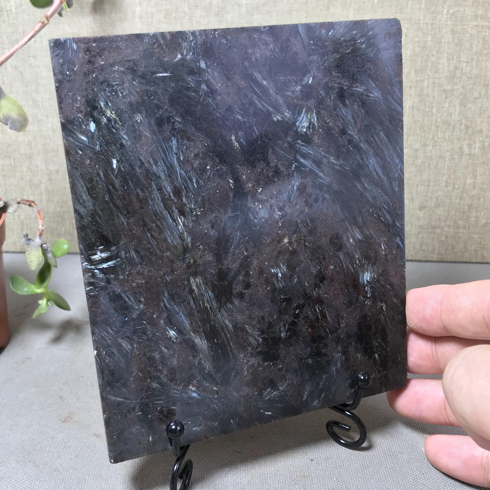 508g Natural Chinese Fireworks Stone crystal ornaments for home decoration A3889