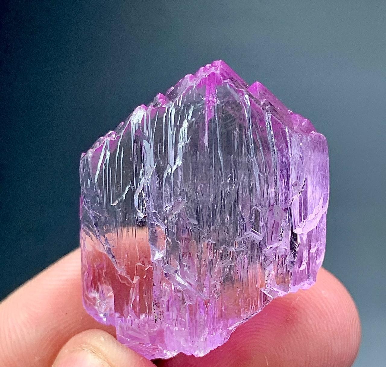 80 Carat Natural Pink Kunzite Crystal From Afghanistan