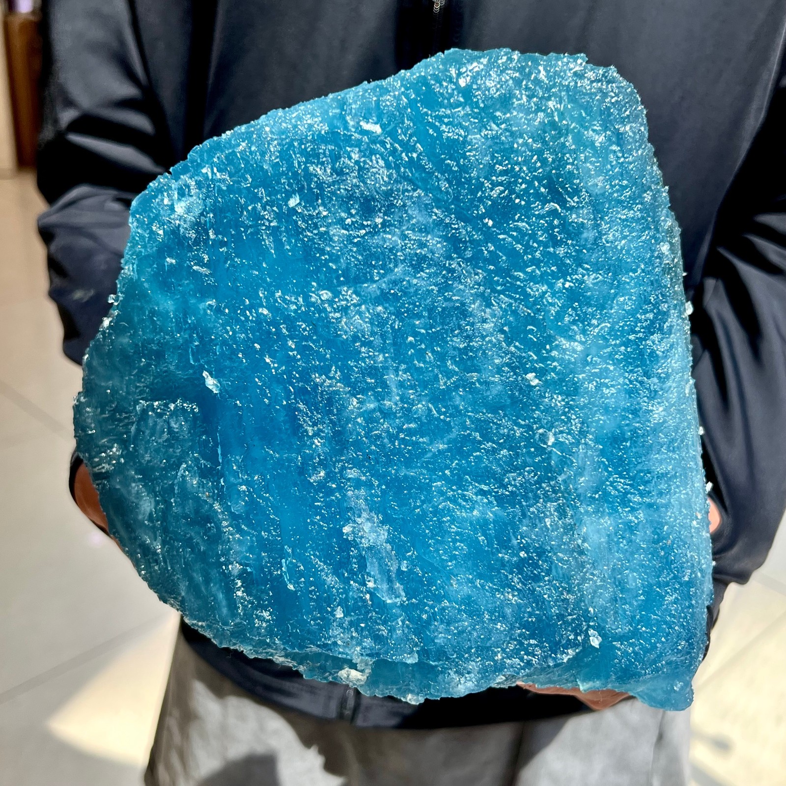 10LB pound natural aquamarine quartz crystal mineral sample for Reiki healing