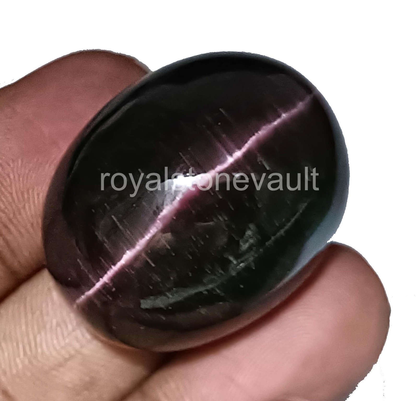 135.00 Ct Oval Shape Lab-Created Cats Eye Brown IGL Certified Loose Gems 5AOI