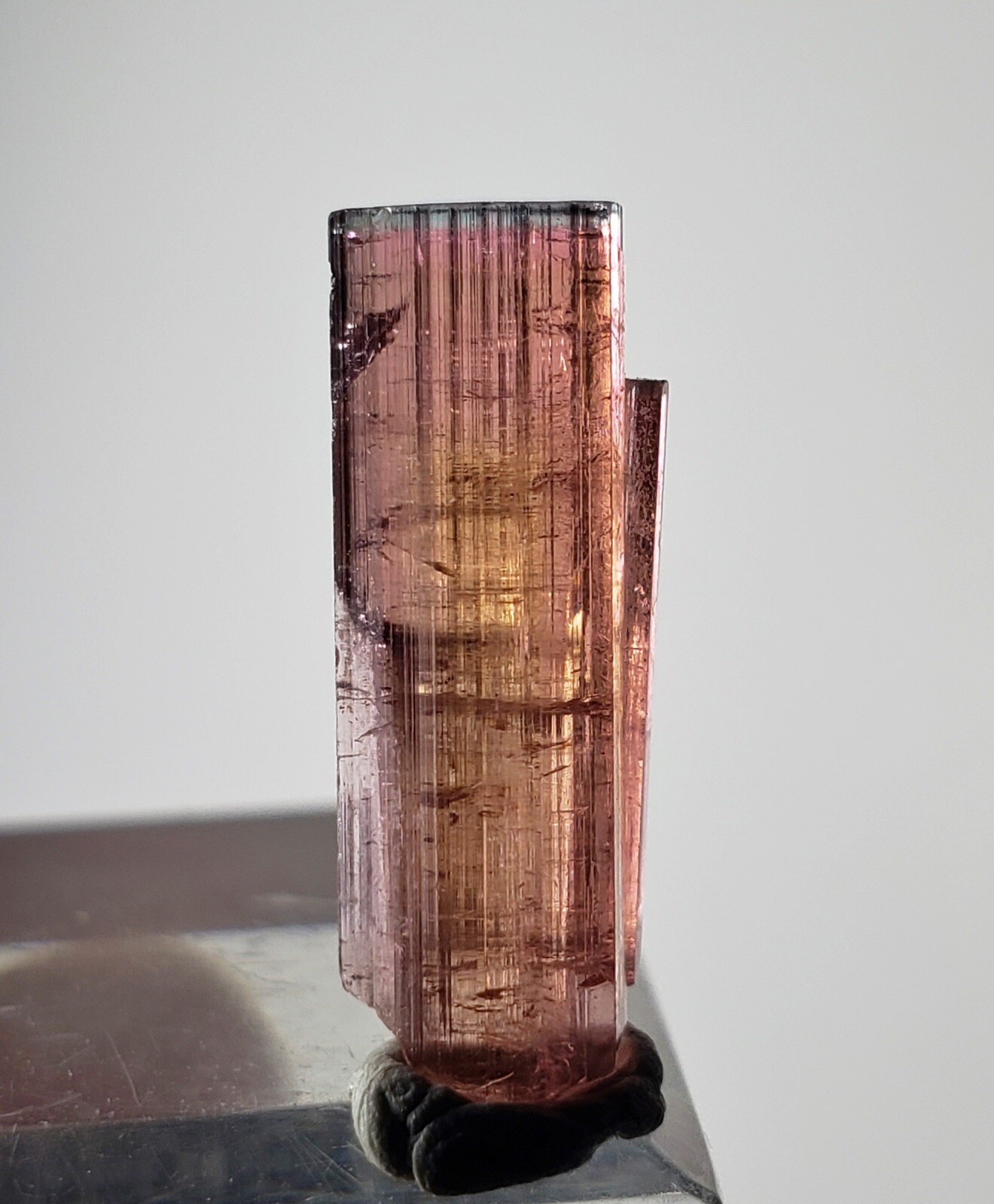 Top Quality Bi Colour Tourmaline Crystals From Afghanistan Mine 7.0 Carats