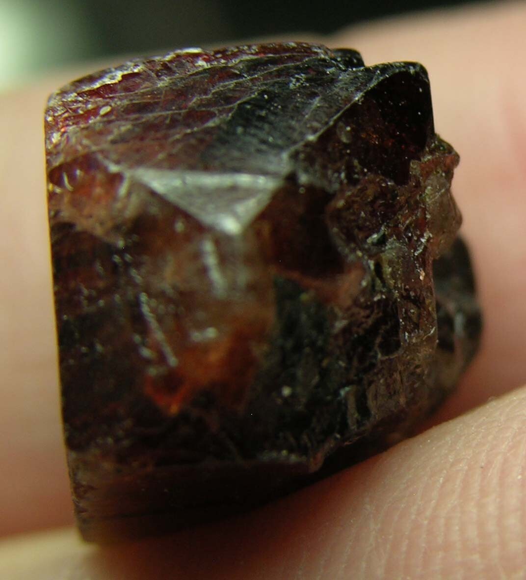 #37 Afghanistan 34.35ct Natural Octagonal Brownish Red Zircon Specimen 6.8g 19mm