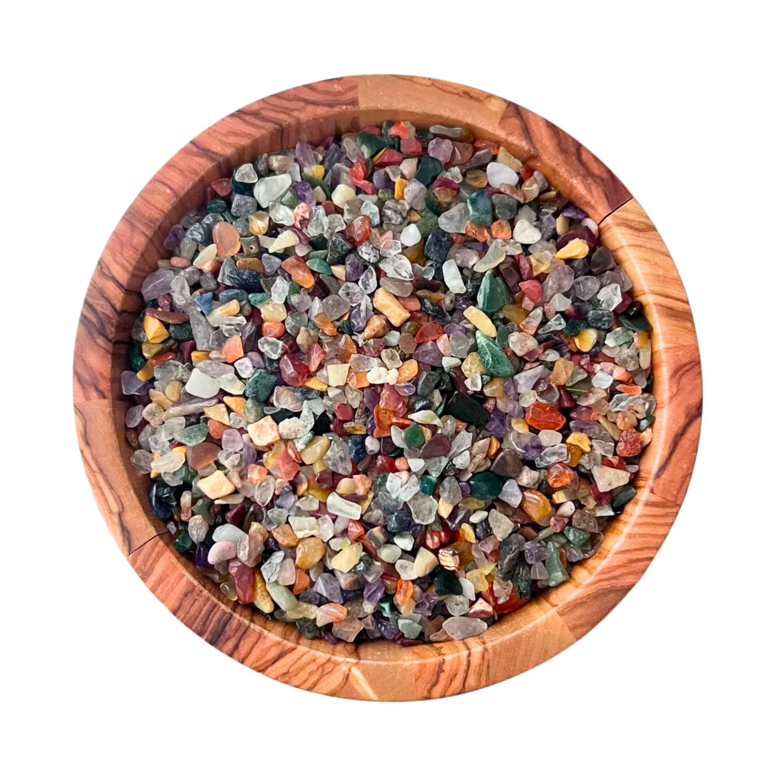 Mixed Assorted Tumbled Gemstone Chips, Polished Mini Stones 3-8mm Wholesale Bulk