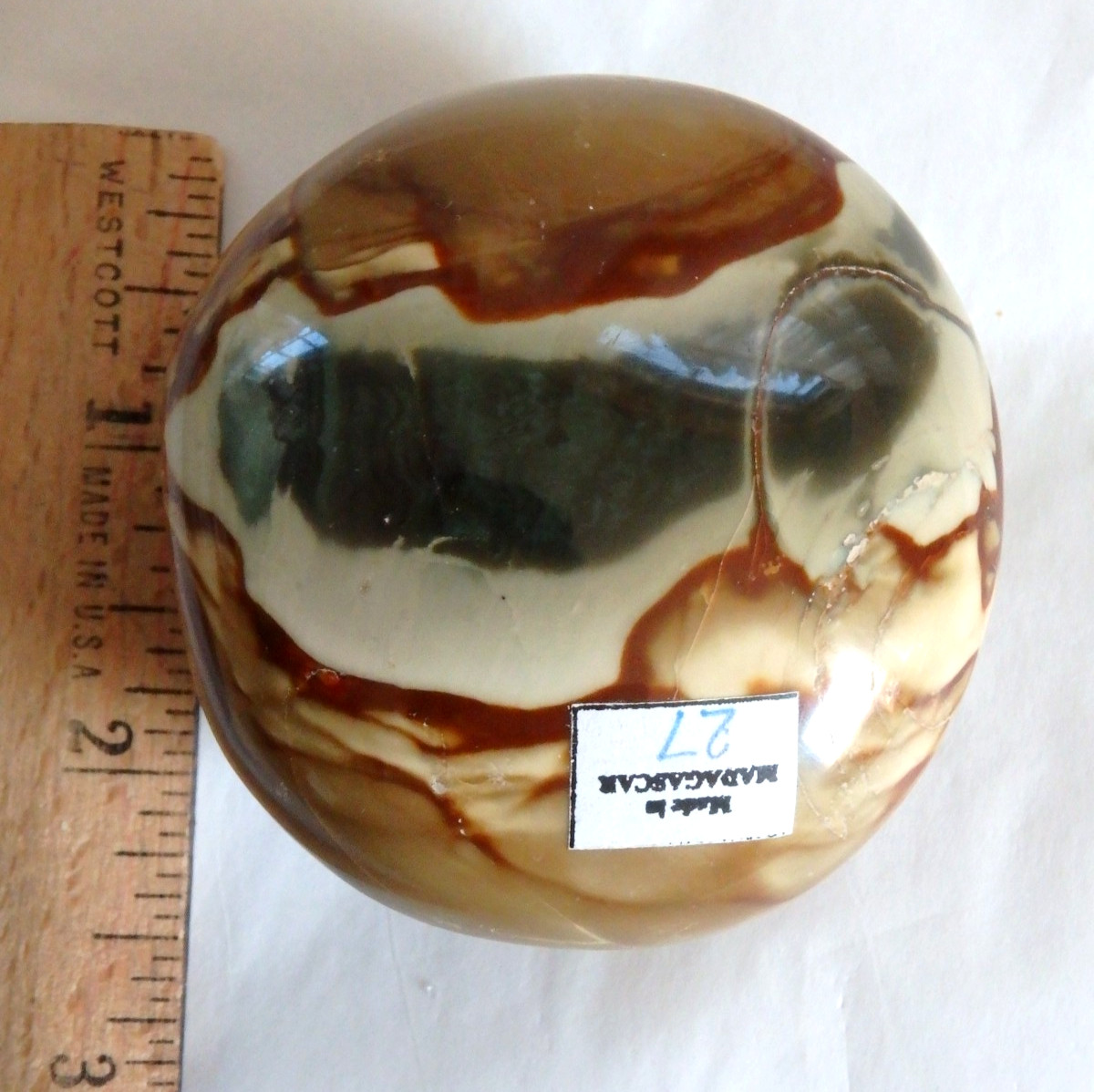 Crystal Stunning Polychrome Jasper $27 Polished 183 grams