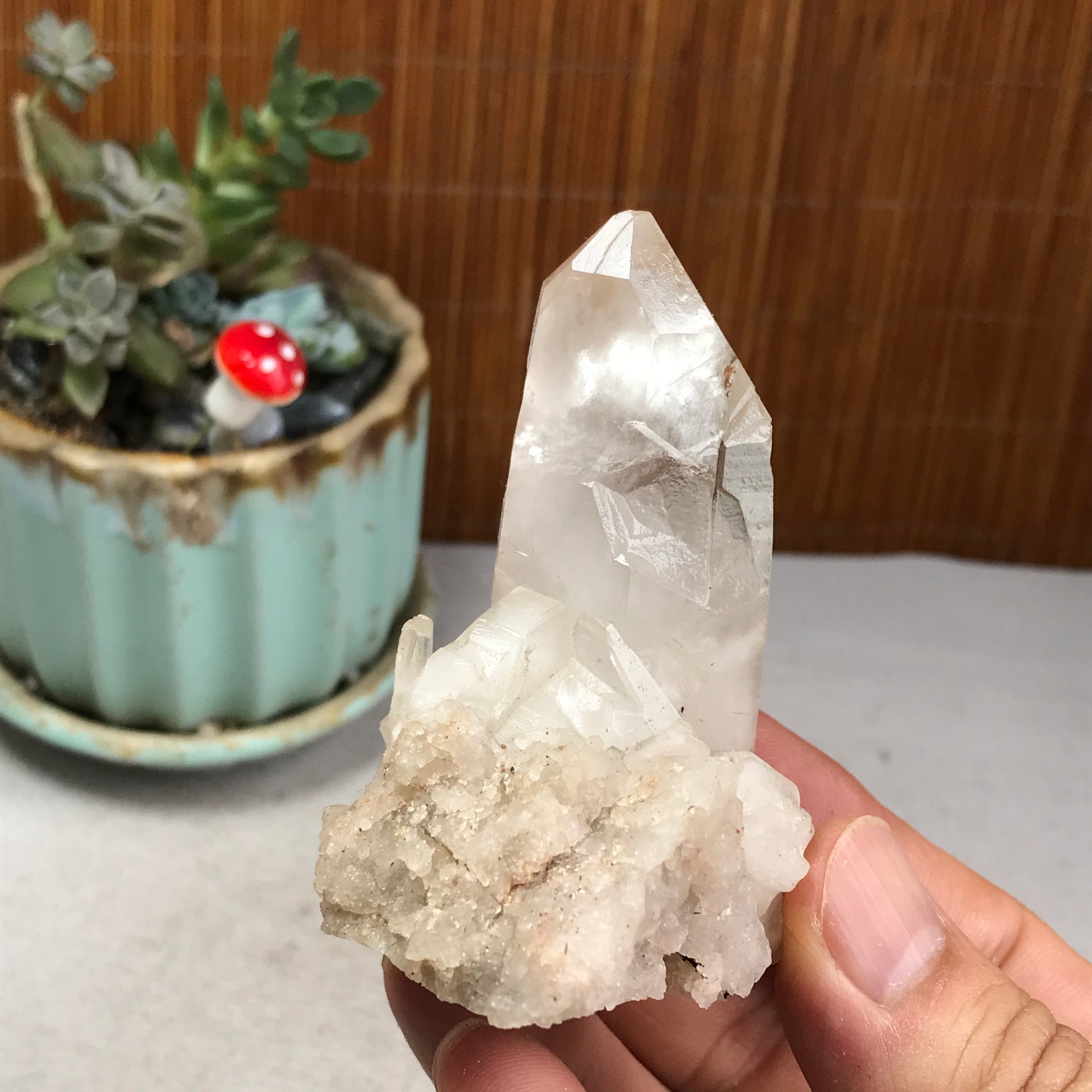 69-62-45mm Natural crystal clusters pretty Quartz Mineral Specimen 123g A6231