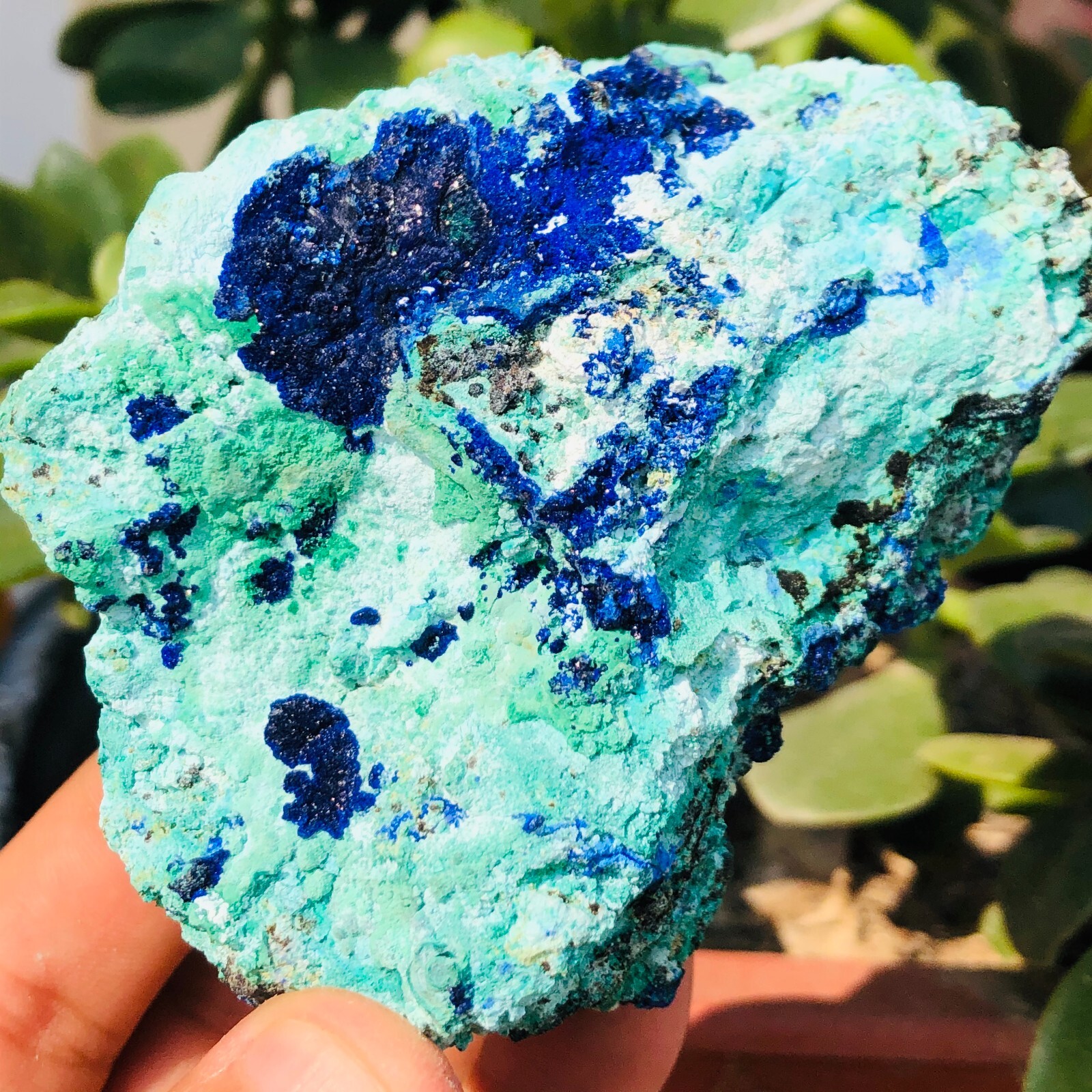 300g BEST NATURAL Azurite/Malachite crystal minerals specimens