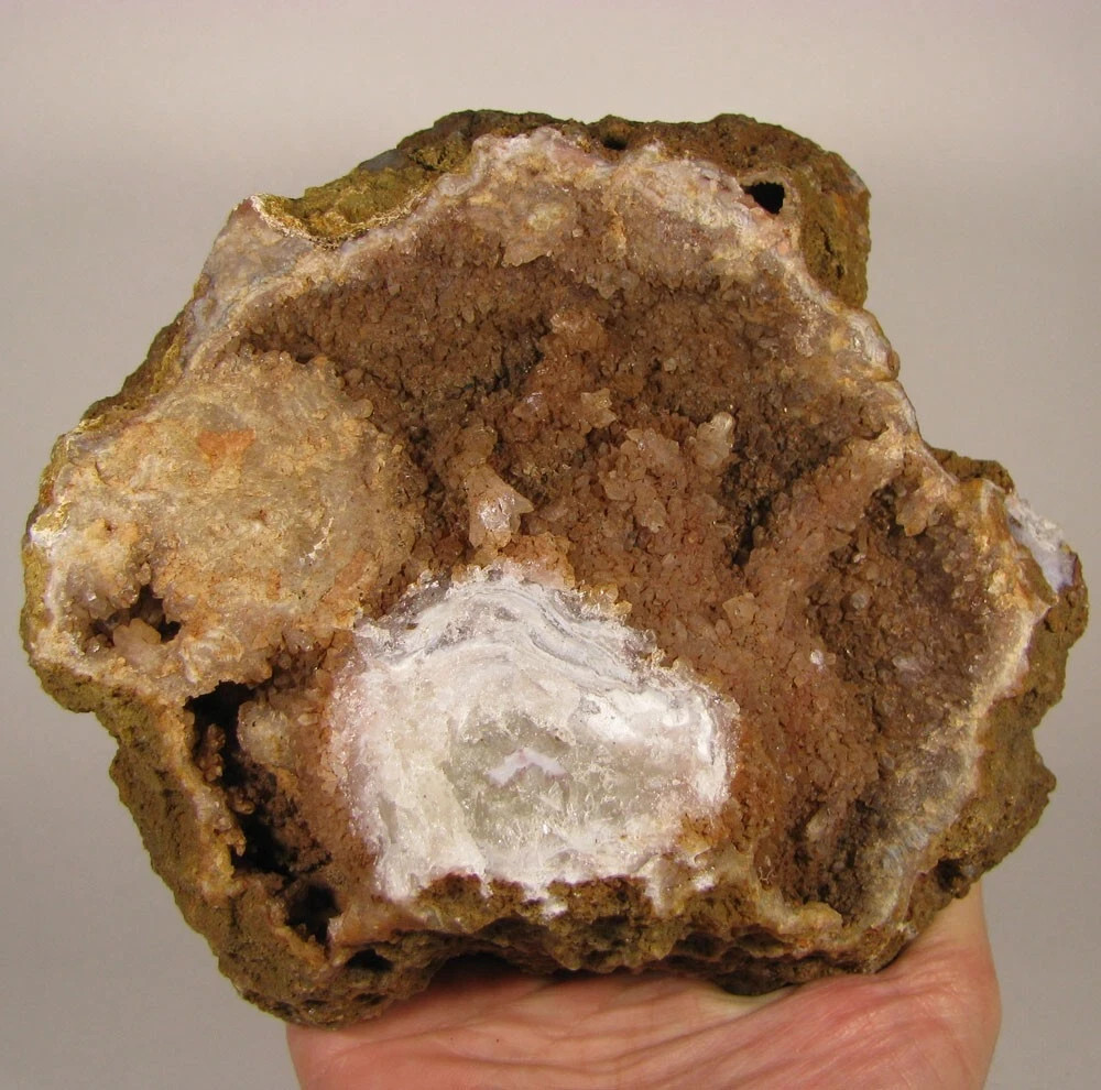 6.8″ AMETHYST Geode Crystals Cluster – Morocco – 3.4 lbs.
