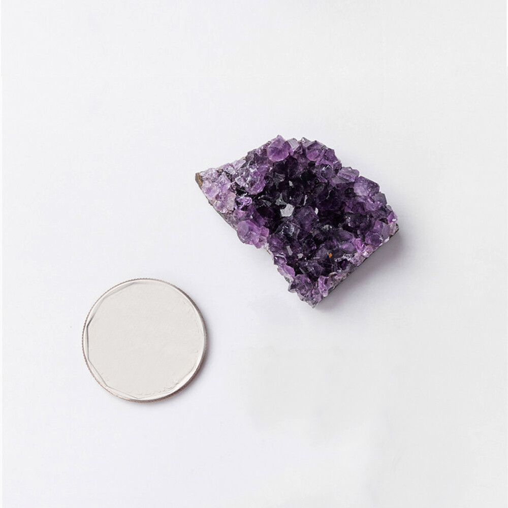 1* Raw Natural Amethyst Quartz Geode Crystal Cluster Healing Specimen-Decoration