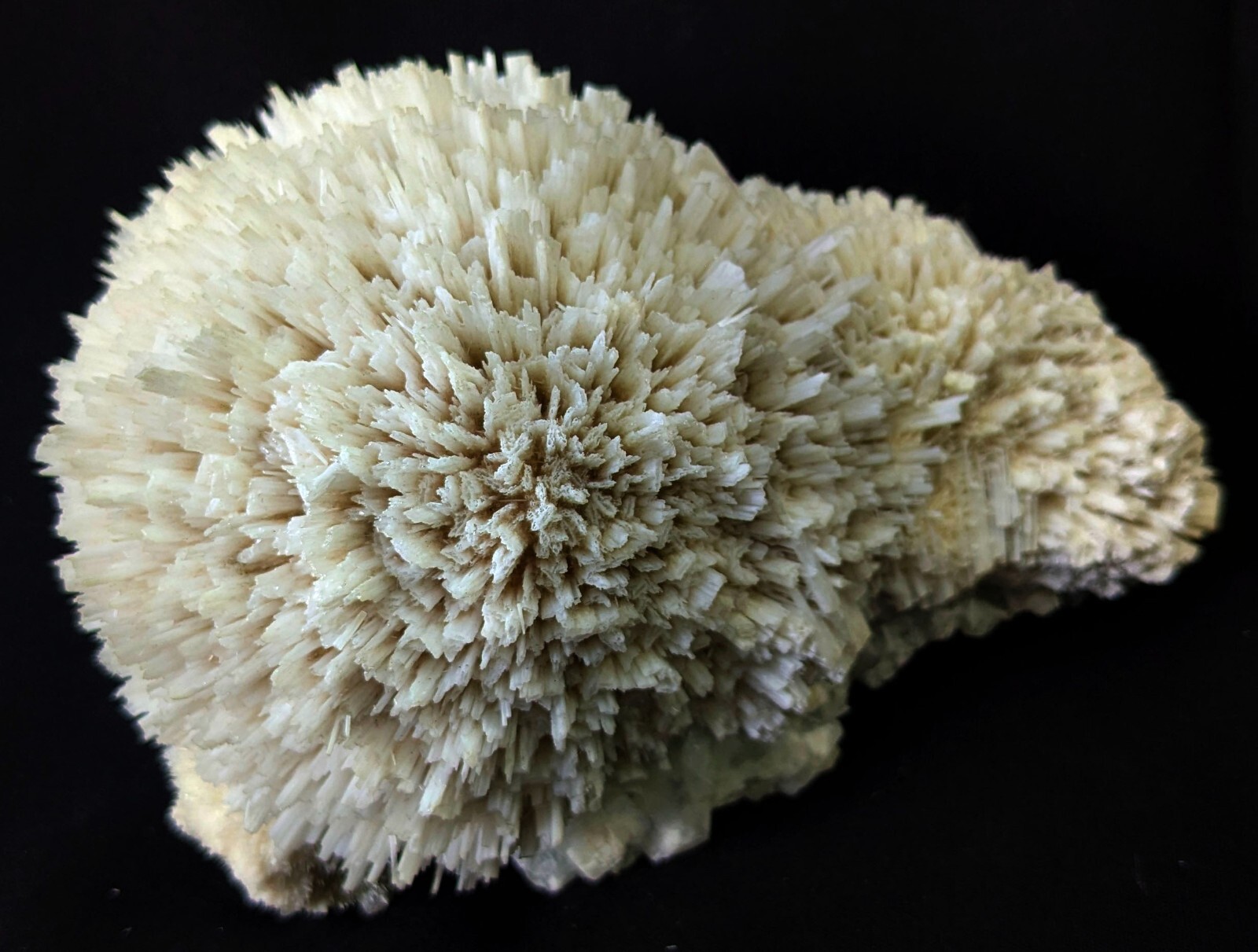 Scolecite Blow Spray ball W/ green Apophyllite cubes formation mineral Specimen