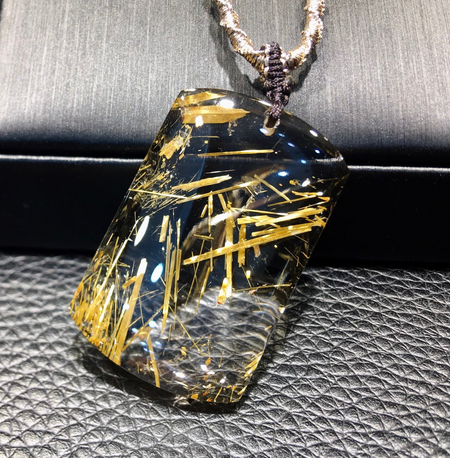 10.2G Natural Brazilian Titanium Crystal No Matter Brand Crystal Pendant