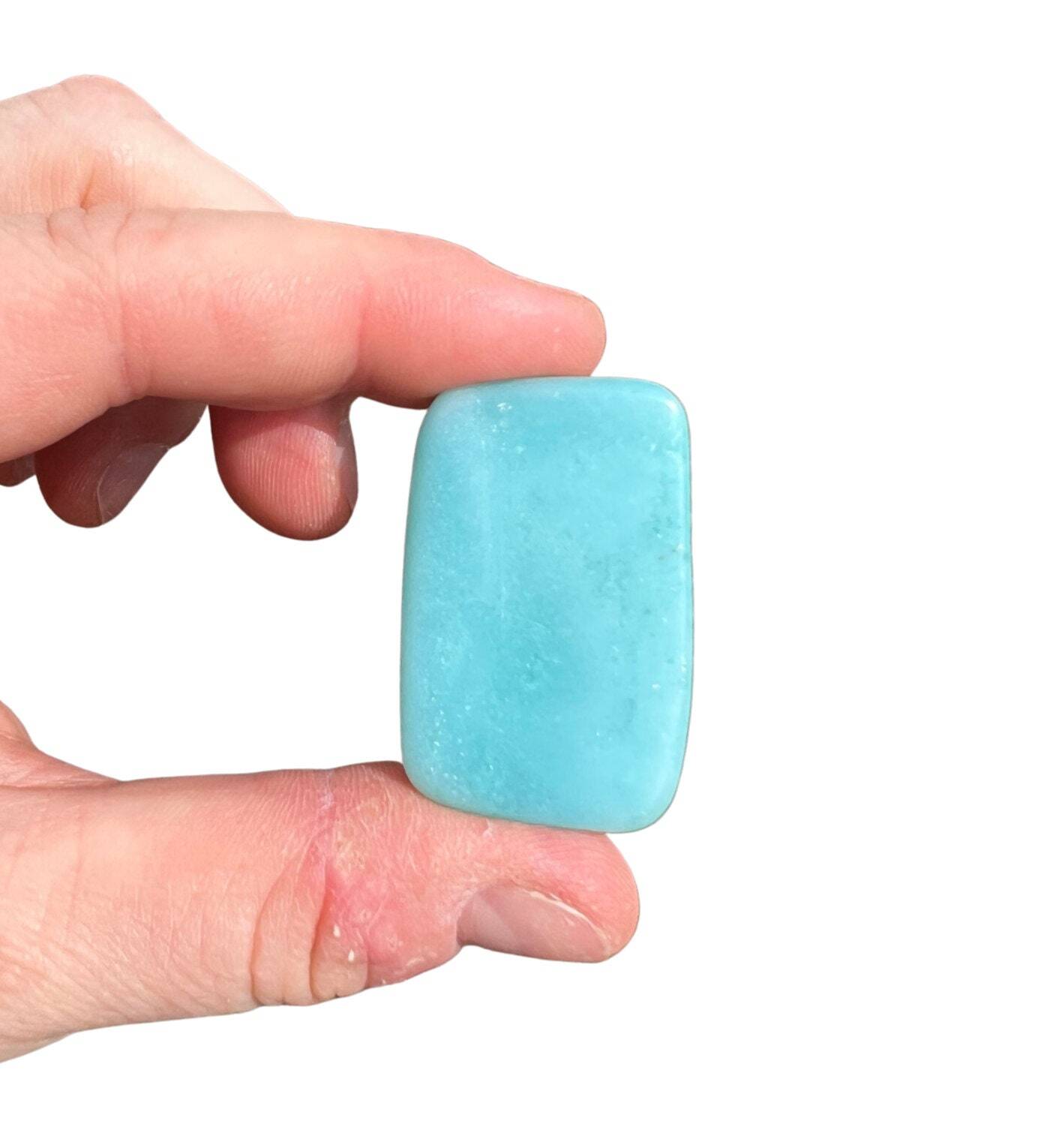 Amazonite Slice, Natural Amazonite from Mozambique