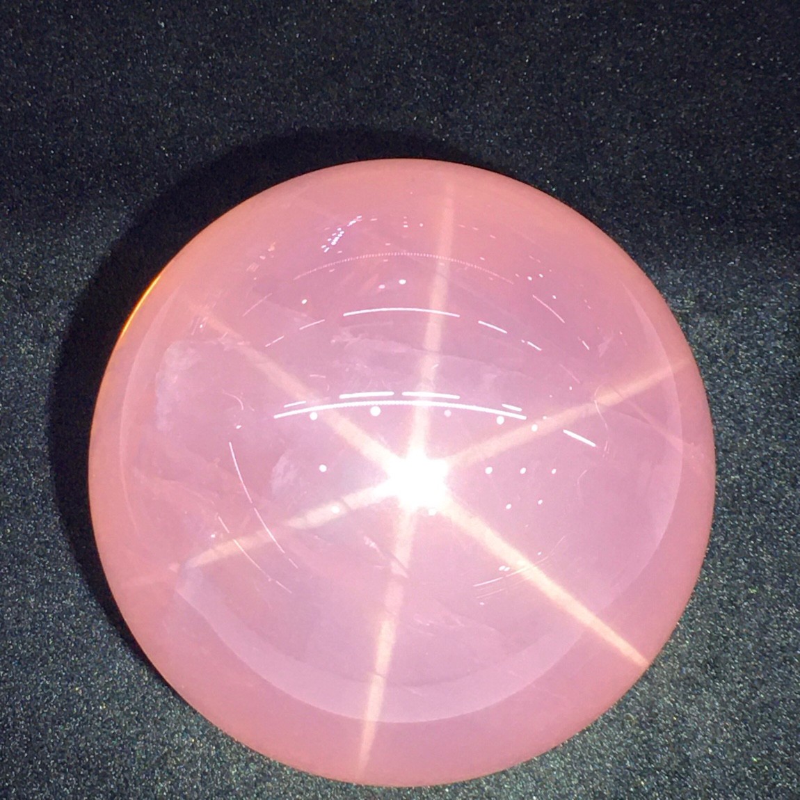 4.7LBNatural Starlight Rose Sphere Polished Healing Gem Ball HeartChakraLove Cry