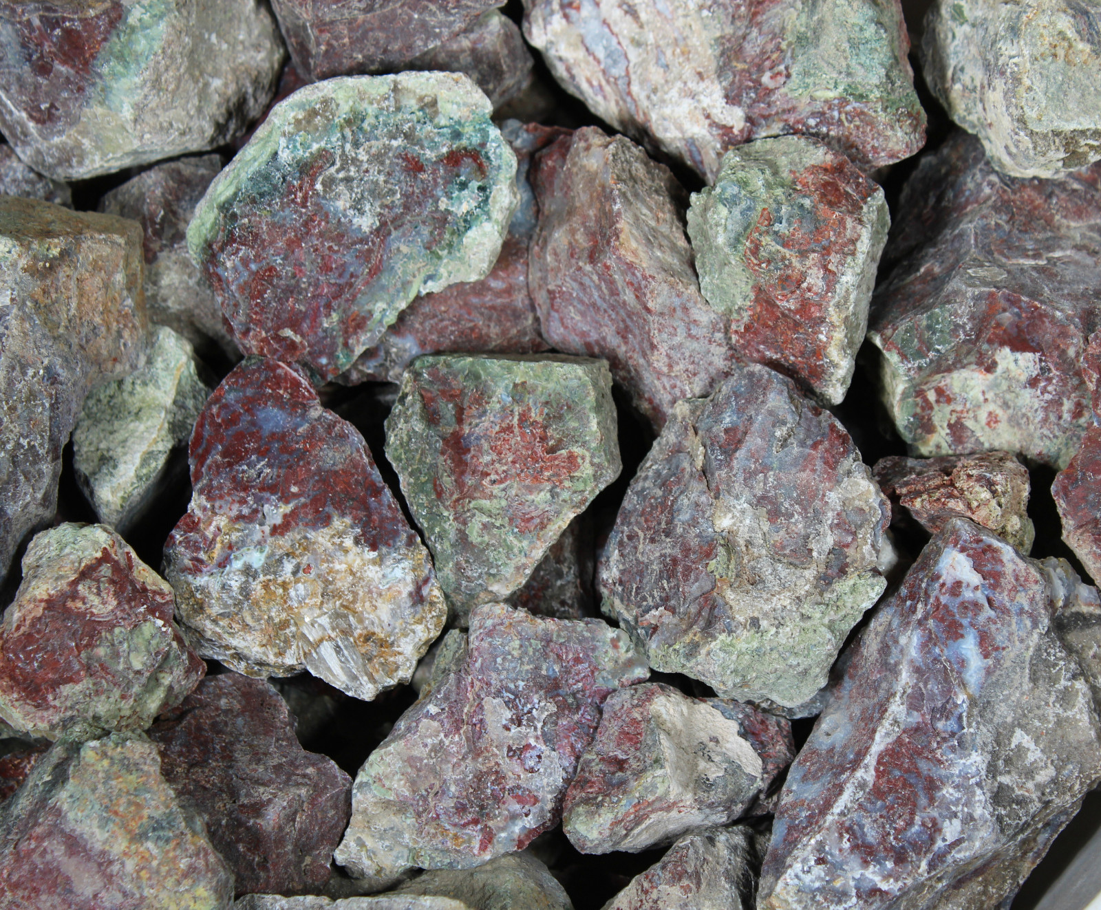 Red Lightning Agate – 1.5-3.5″ Inches Rough Rocks Cabbing – Bulk Wholesale