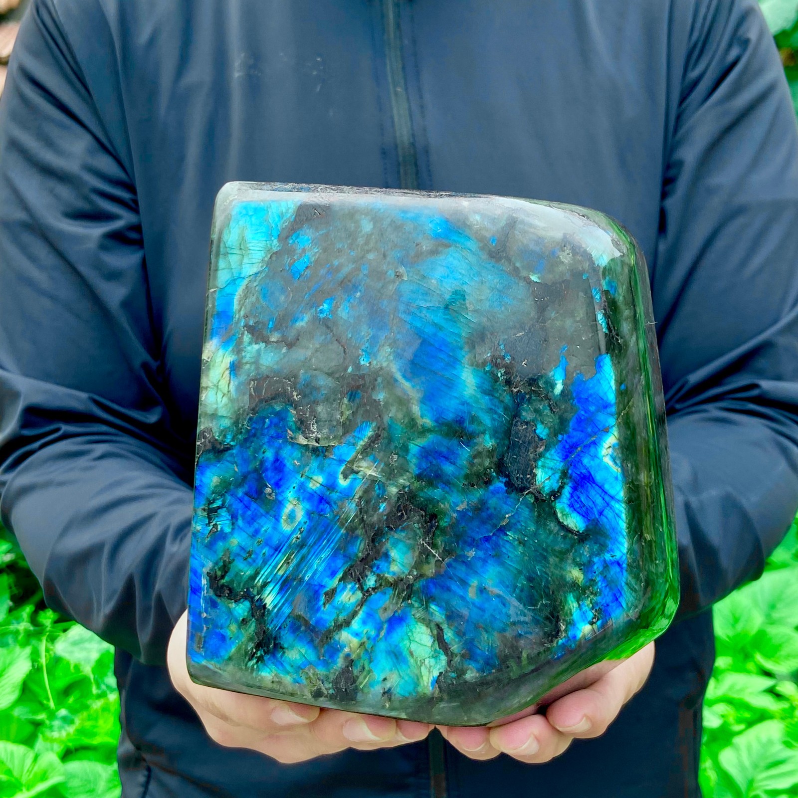 6.2LB Natural Gorgeous Labradorite QuartzCrystal Stone Specimen Healing