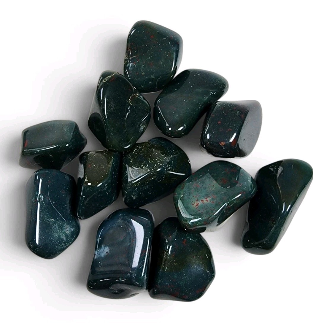 Bloodstone Fancy Polished Stones Africa 83.1 grams