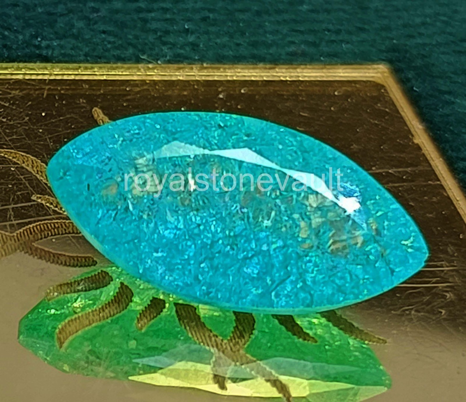 12.55 Ct Natural Green Emerald Marquise Shape Loose Gemstone IGL Certified 5AOI