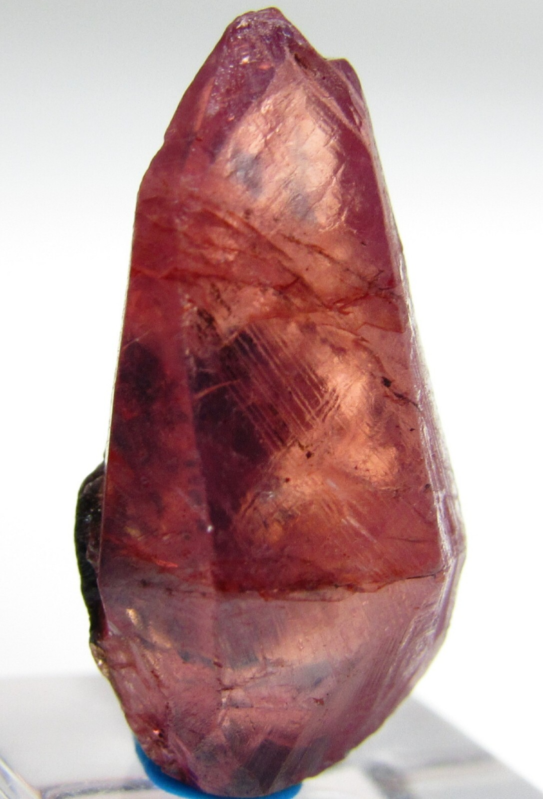 EXTRAVAGANT FINE DOUBLE TERMINATED GEM CLEAR RUBY CRYSTAL!!! WINZA TANZANIA