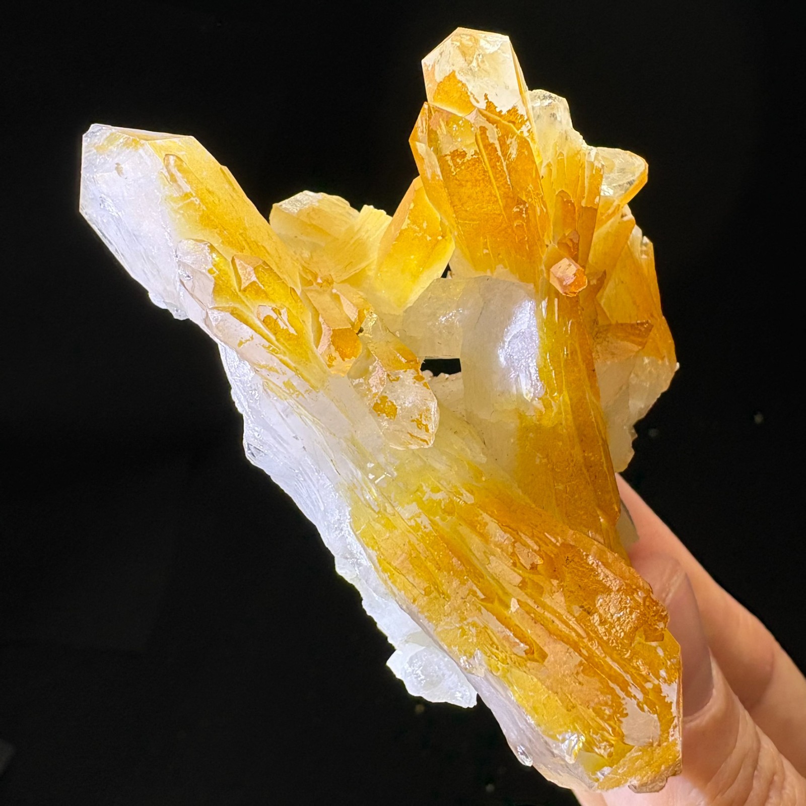 Natural Clear Quartz Cluster Crystal Specimen Raw Mineral Heal Reiki Clarity