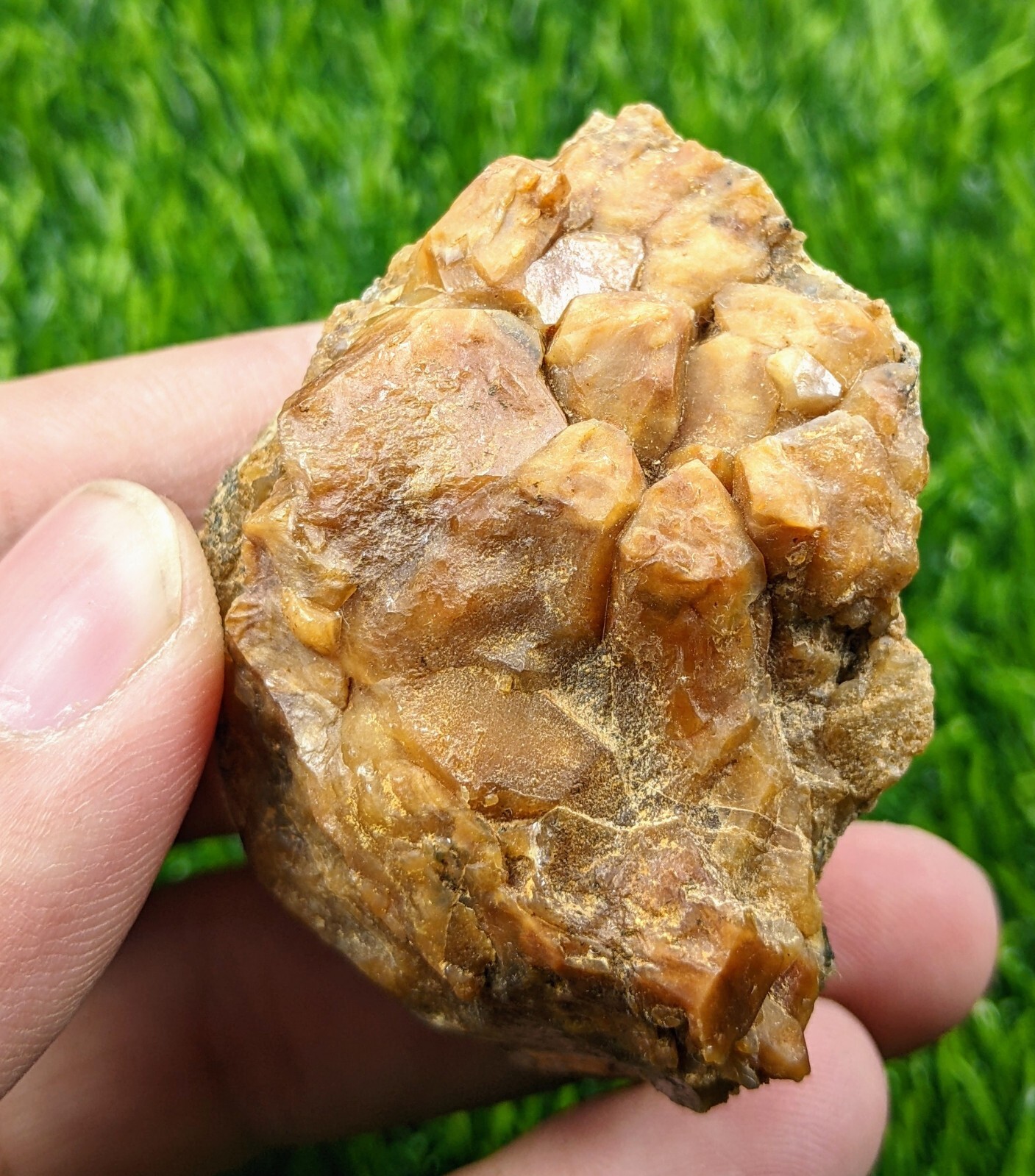 Astrophyllite included quartz cluster from Zagi KP Pakistan weight, 76 grams