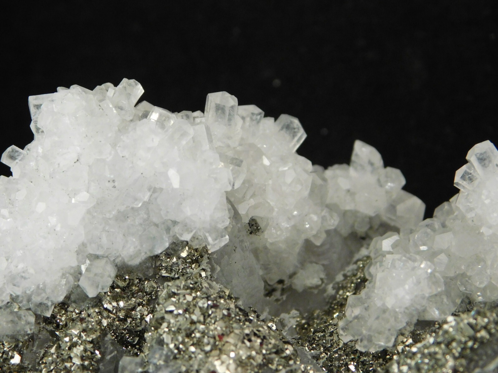 BIG! Pyrite Crystal Cluster on DOGTOOTH Calcite Crystals! From Mexico 1202gr