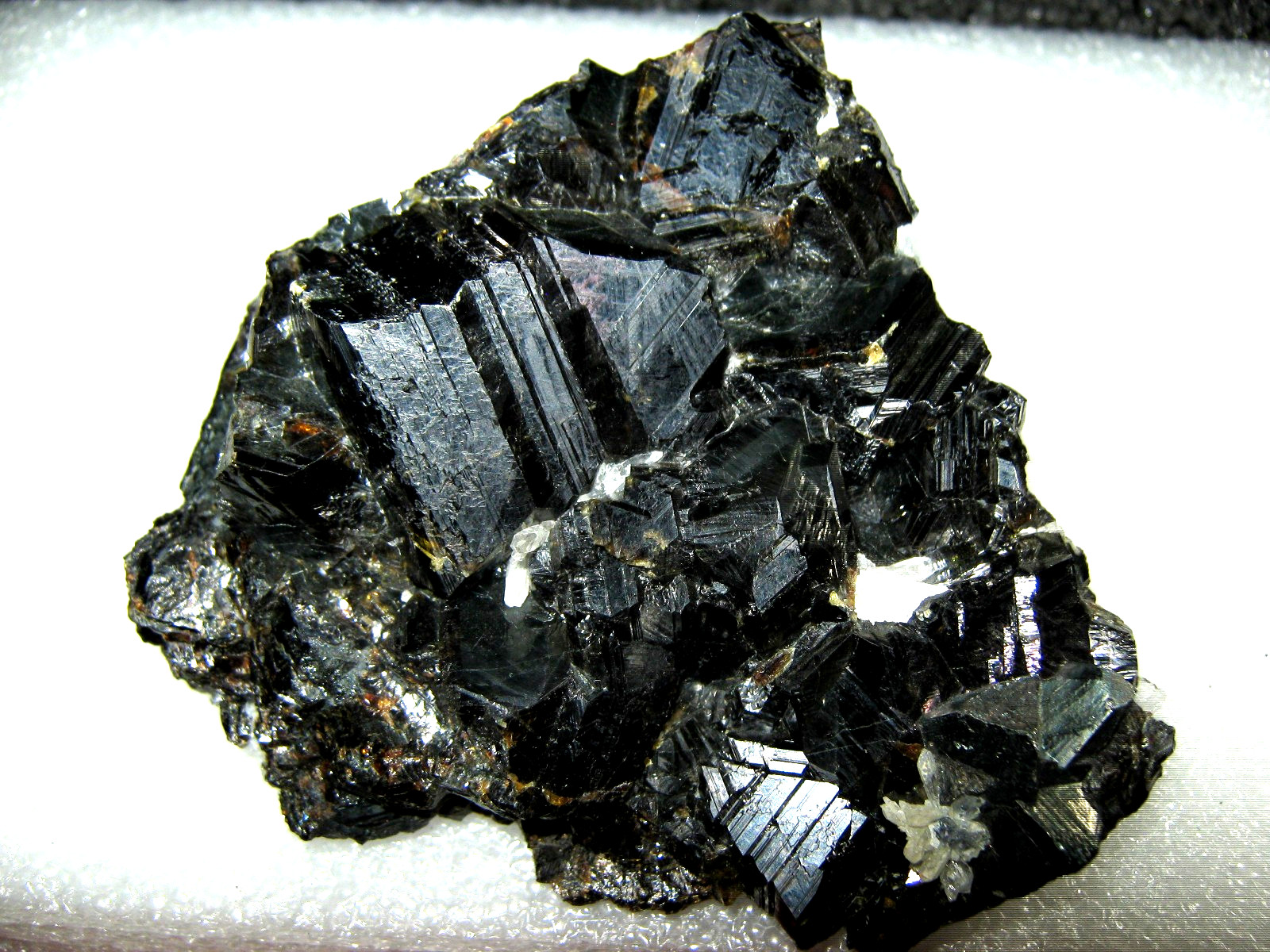 Huge RARE Black Shiny Gem Sphalerite & Amber Pyrite Quartz Crystal Cluster